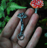 SALE! Mushroom #3, Dotted Garnet Cap